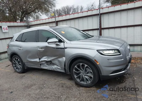 2021 Lincoln Nautilus Reserve z USA, uszkodzony, nr VIN 2LMPJ6K97MBL12279